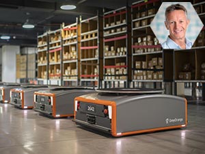 Automated Warehouse Grey Orange Robots